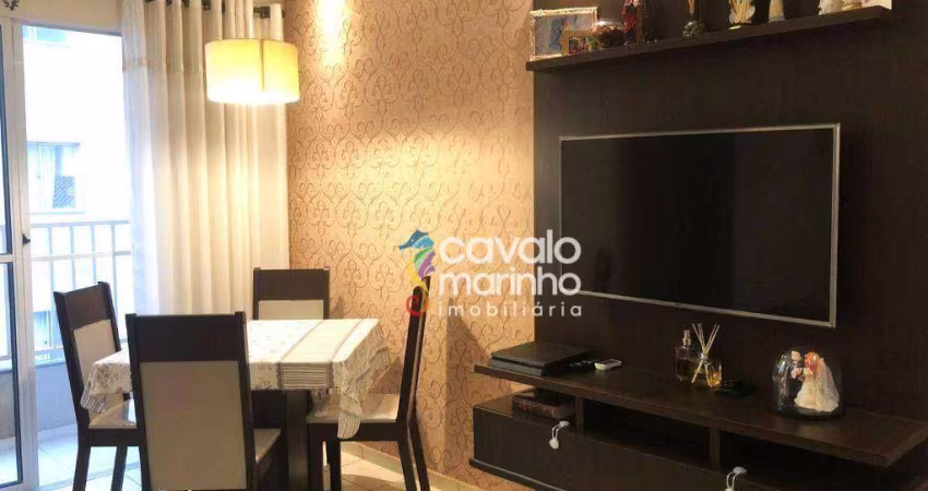 Apartamento com 2 dormitórios à venda, 46 m² por R$ 175.000 - Ipiranga - Ribeirão Preto/SP