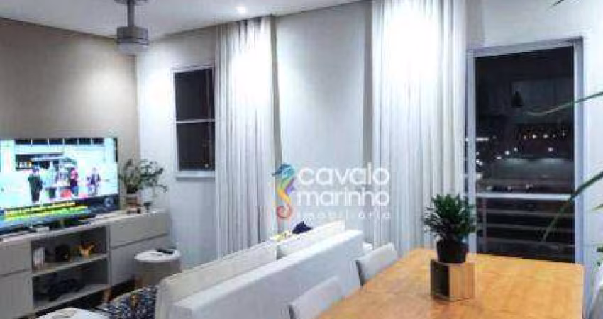 Apartamento com 2 dormitórios à venda, 57 m² por R$ 319.000,00 - Planalto Verde - Ribeirão Preto/SP