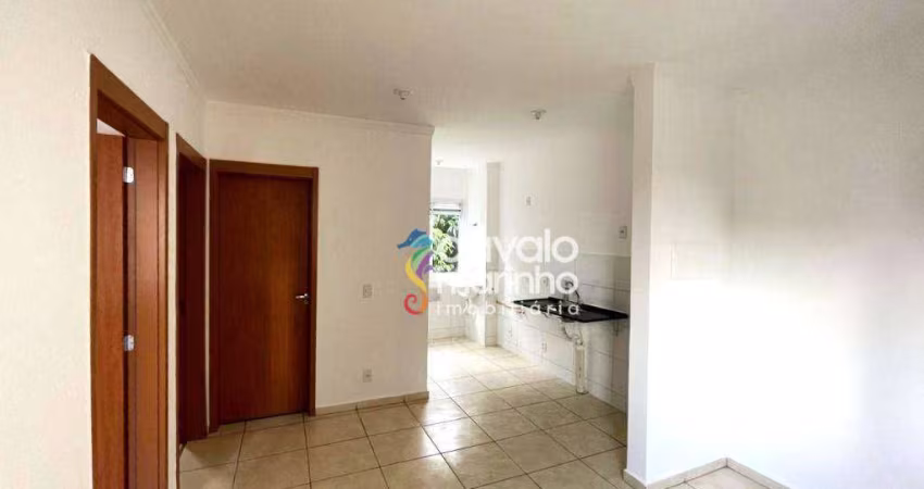 Apartamento com 2 dormitórios à venda, 43 m² por R$ 165.000 - Residencial Parque dos Servidores - Ribeirão Preto/SP