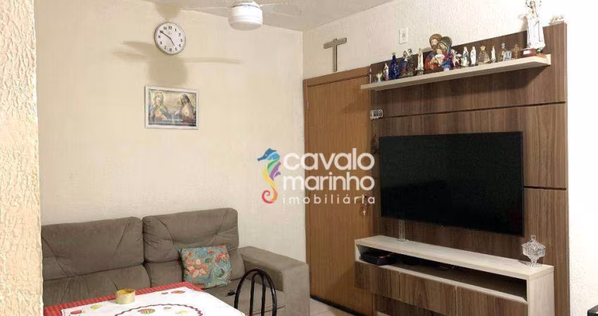 Apartamento com 2 dormitórios à venda, 41 m² por R$ 225.000 - Residencial Jequitibá - Ribeirão Preto/SP