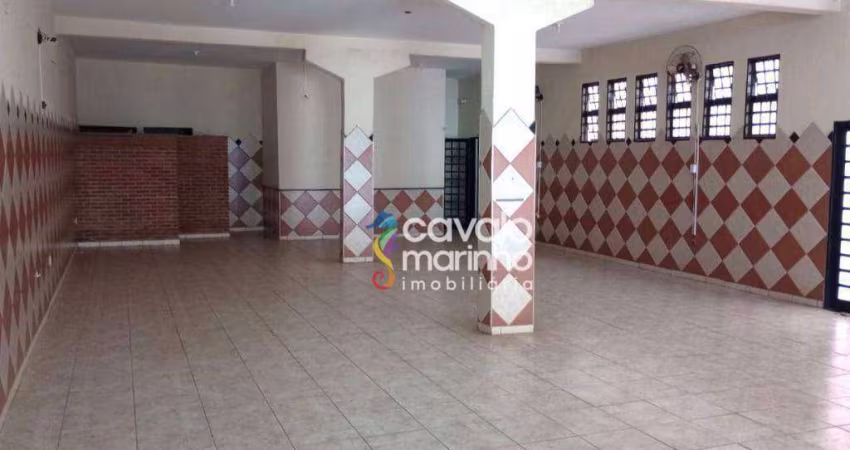 Salão para alugar, 300 m² por R$ 3.600,00/mês - Ipiranga - Ribeirão Preto/SP