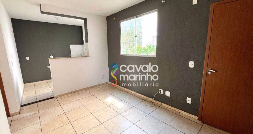 Apartamento com 2 dormitórios à venda, 42 m² por R$ 140.000 - Ipiranga - Ribeirão Preto/SP