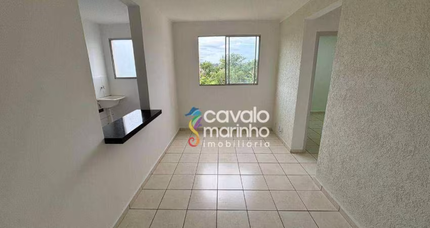 Apartamento com 2 dormitórios à venda, 45 m² por R$ 132.000,00 - Parque dos Lagos - Ribeirão Preto/SP