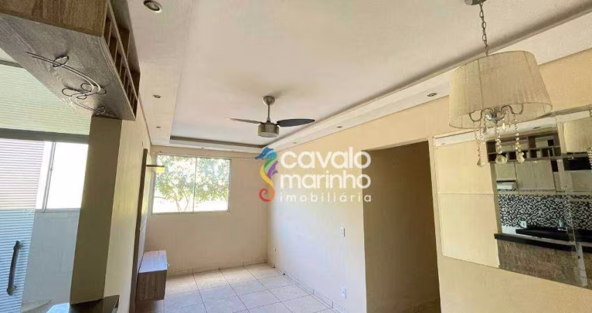 Apartamento com 2 dormitórios, 53 m² - venda por R$ 270.000,00 ou aluguel por R$ 1.983,18/mês - Reserva Sul Condomínio Resort - Ribeirão Preto/SP