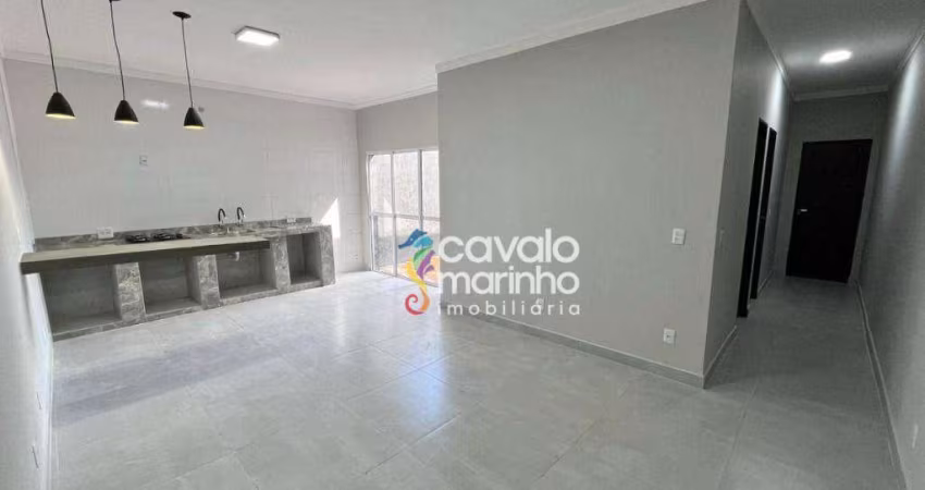 Casa com 2 dormitórios à venda, 61 m² por R$ 280.000,00 - Reserva Macaúba - Ribeirão Preto/SP