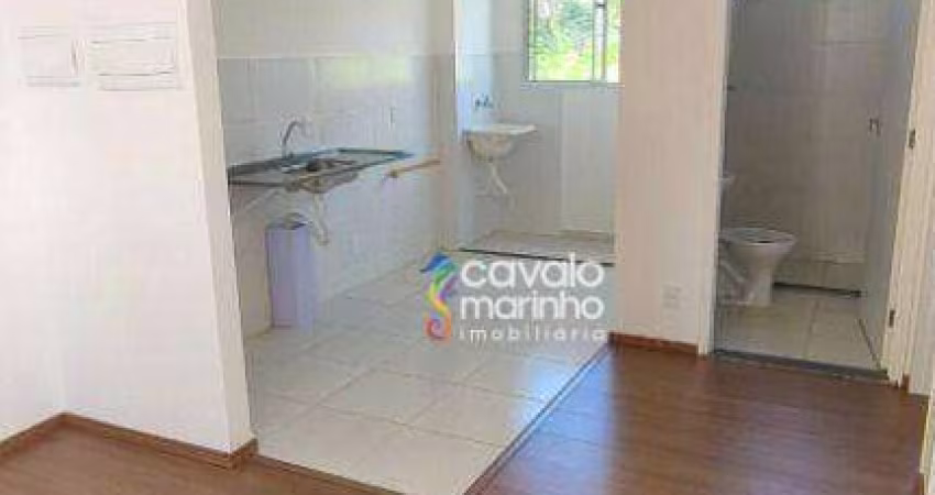 Apartamento com 2 dormitórios à venda, 40 m² por R$ 140.000,00 - Bonfim Paulista - Ribeirão Preto/SP