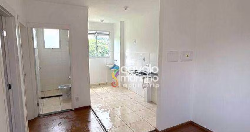Apartamento com 2 dormitórios à venda, 40 m² por R$ 188.000 - Recreio das Acácias - Ribeirão Preto/SP