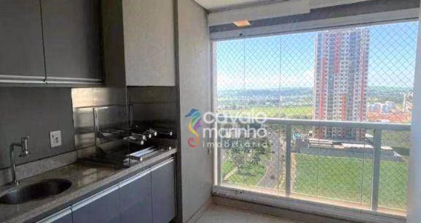 Apartamento com 3 dormitórios para alugar, 86 m² por R$ 4.553,52 - Quinta da Primavera - Ribeirão Preto/SP