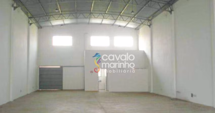Galpão para alugar, 286 m² por R$ 5.120/mês - Vila Carvalho - Ribeirão Preto/SP