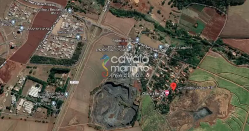Terreno à venda, 2500 m² - residencial azarias hill - bonfim paulista.