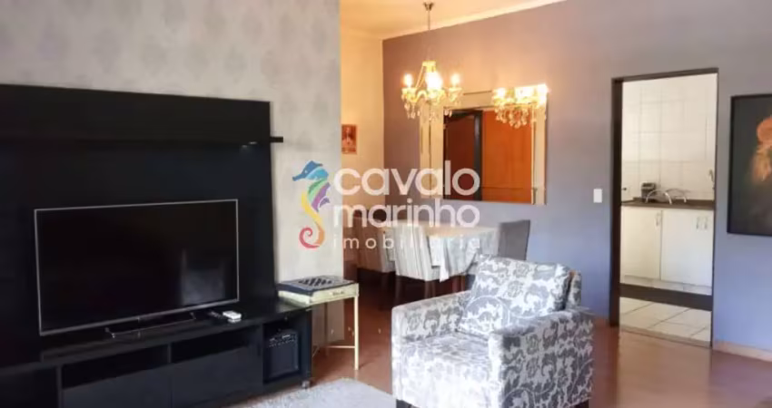 Apartamento mobiliado de 80m², com 3 quartos, para alugar na lagoinha, em ribeirão preto (sp).