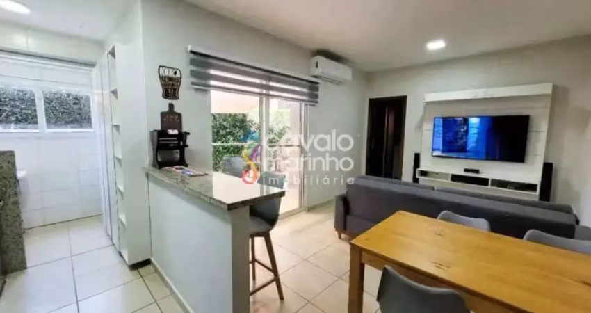 Apartamento térreo à venda com 1 quarto, 49m² - mediterrâneo residencial flat - jardim botânico.