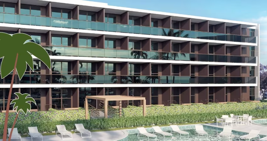 APT º FLAT COM ESTRUTURA DE RESORT EM MURO ALTO.