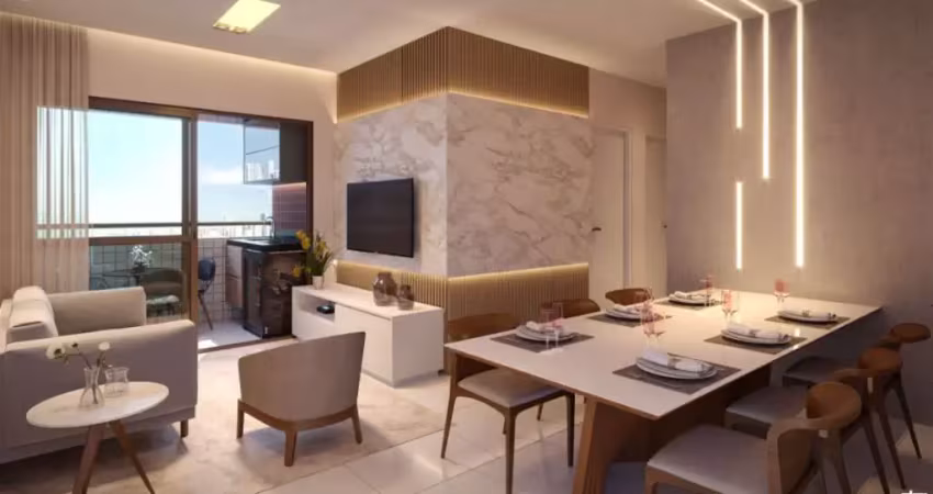 Apartamento de 61m² com 3 quartos à 400m da AV. Caxangá