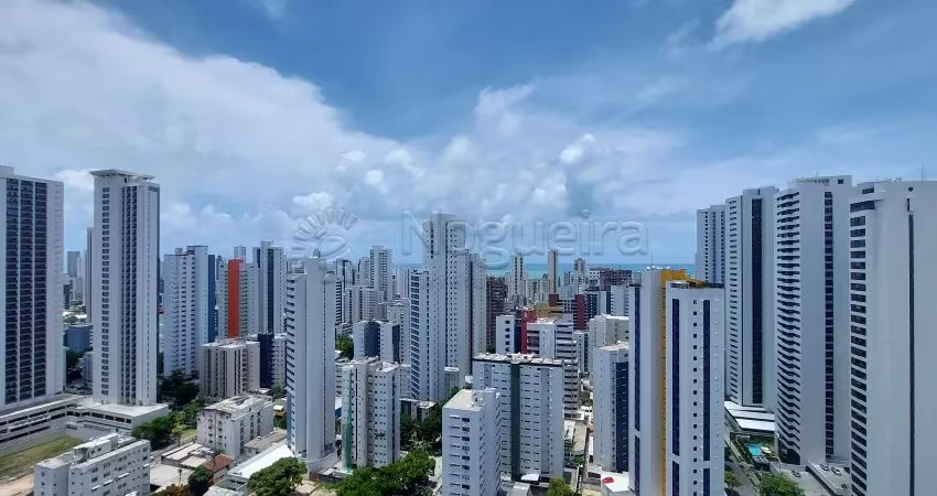 3 Quartos Vista Mar em Boa Viagem - Localizado na Quadra da Queiroz Galvão