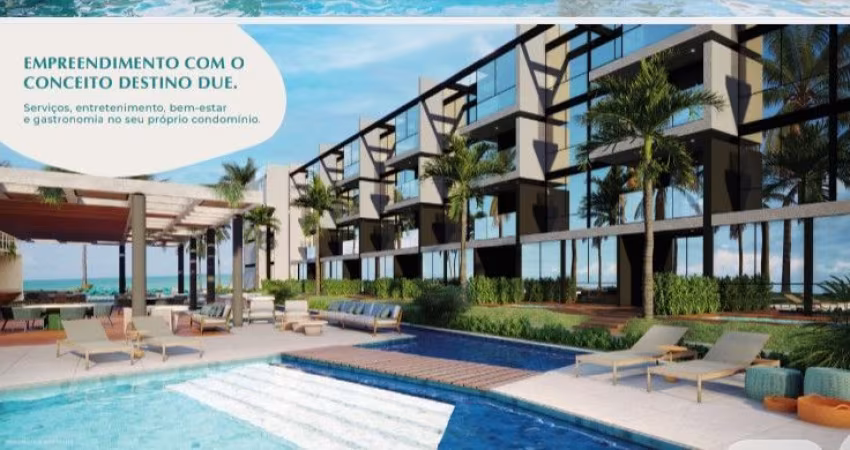 Flats 1 quarto à beira-mar de muro alto com financiamento de até 90% .