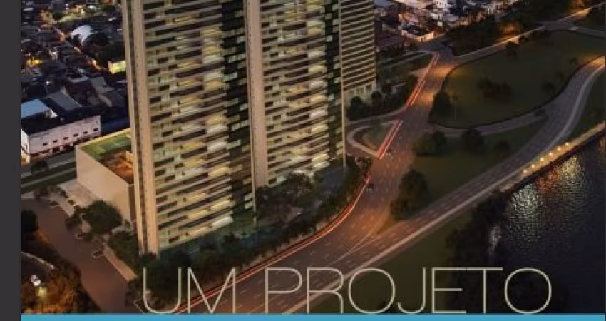 Apartamento com 4 suítes em frente ao Capibaribe