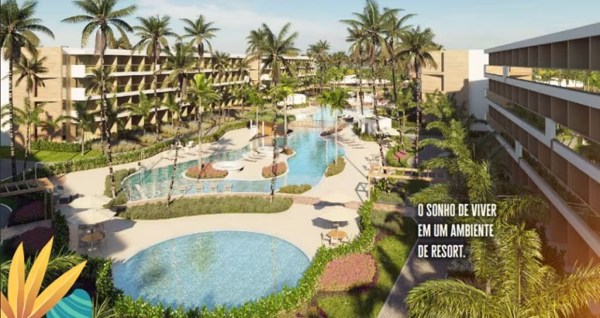 Apartamento com 2 quartos na Praia dos Carneiros