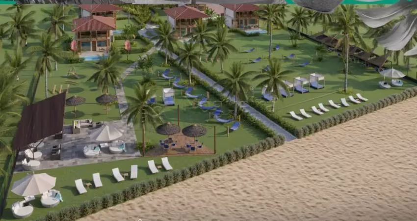 Apartamento 01 suíte sendo uma reversível, varanda gourmet em carneiros pé na areia