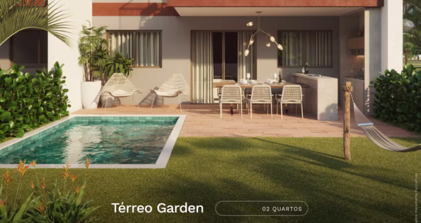 Apartamento 2 Quartos Térreo Beira Mar da Praia dos Carneiros