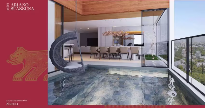 Apartamento 04 suítes, piscina privativa, 02 vagas soltas