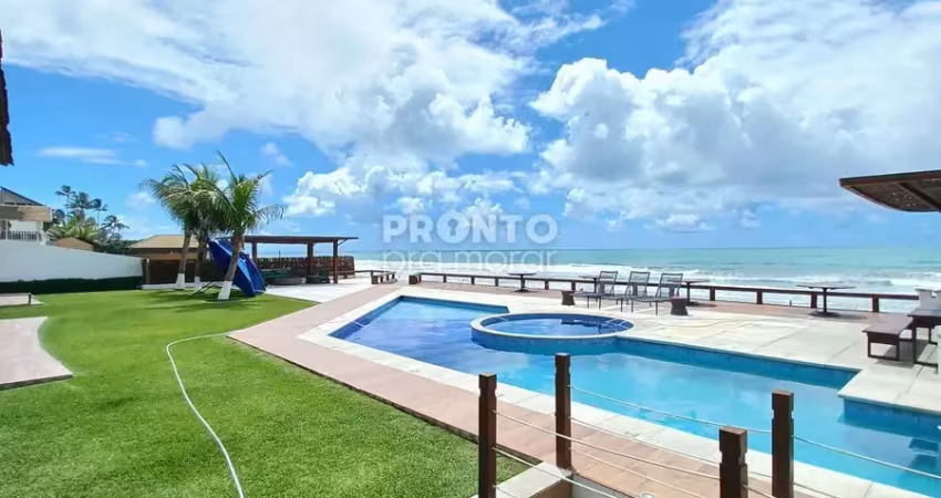 Casa pé na areia de porto de galinhas, 112m², 03 quartos, 02 suítes, mobiliado,