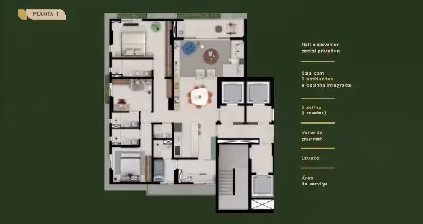 Apartamento, 03 suítes, 145m²,  em uma localização privilegiada em boa viagem