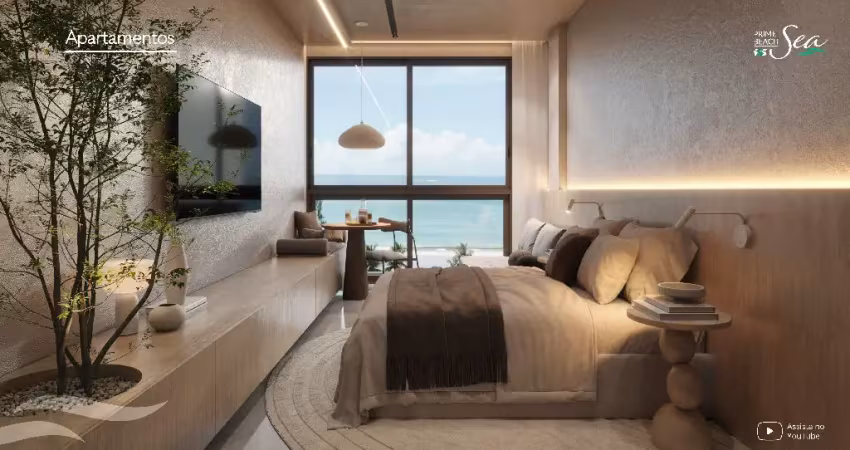 Apartamento, 23m² studio, pé na areia de tamandaré com parcelas de r$ 1.999,00