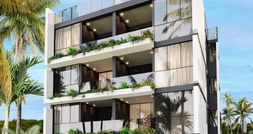 Apartamento, 90m² térreo, beira mar de muro alto, 02 vagas subsolo