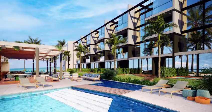Apartamento, 02 quartos,02 vagas subsolo, beira mar de muro alto