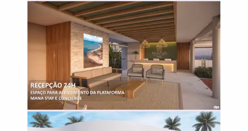 Apartamento em muro alto, 01 quarto, 01 vaga, 100% mobiliado