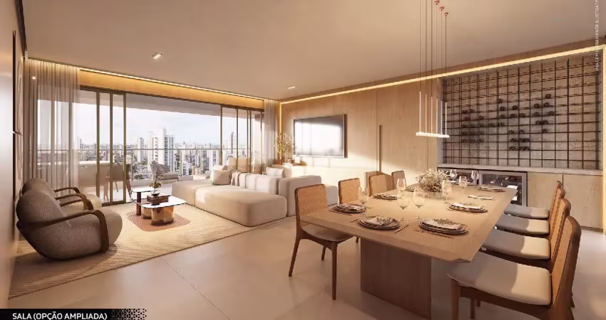 Apartamento no rosarinho, 04 quartos, 03 suítes, 03 vagas, com muita área verde