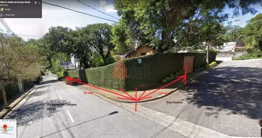 Terreno à venda na Rua Itororós, 1032, Vila Morumbi, São Paulo