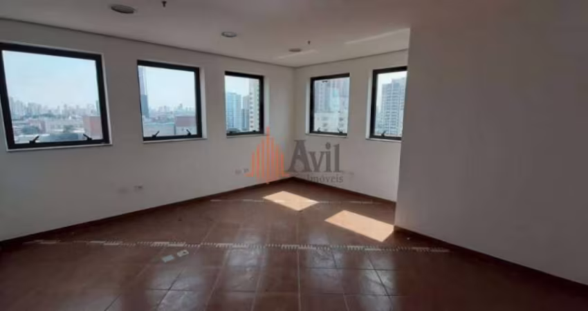 Sala no Tatuapé com 41m² para locação