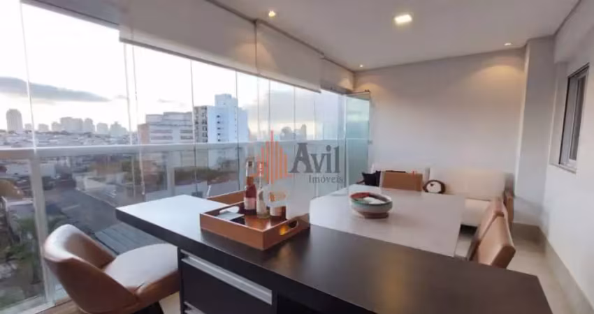 Apartamento a venda Tatuapé  105 m²  2 dormitórios  e 2 suítes   3 vagas +deposito