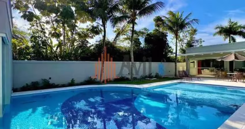 Casa de condomínio 700m² com 5 suítes à venda no jardim acapulco, guarujá