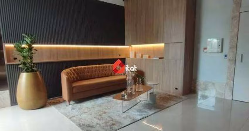 Apartamento semi mobiliado no centro, com 1 quarto.