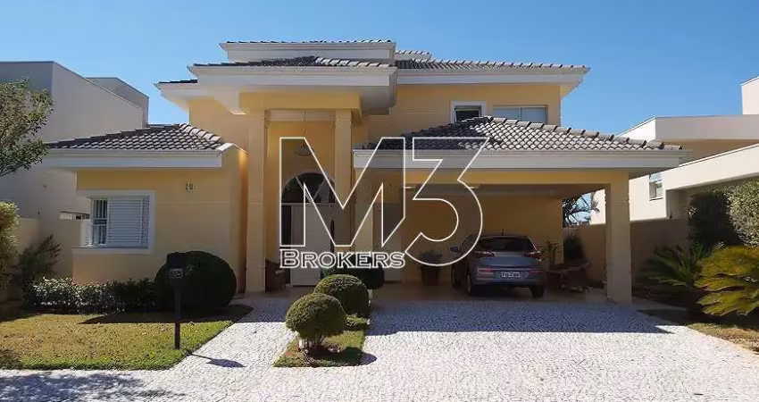 Sobrado à venda em campinas, alphaville dom pedro, com 4 suítes, com 388.83 m², alphaville dom pedro