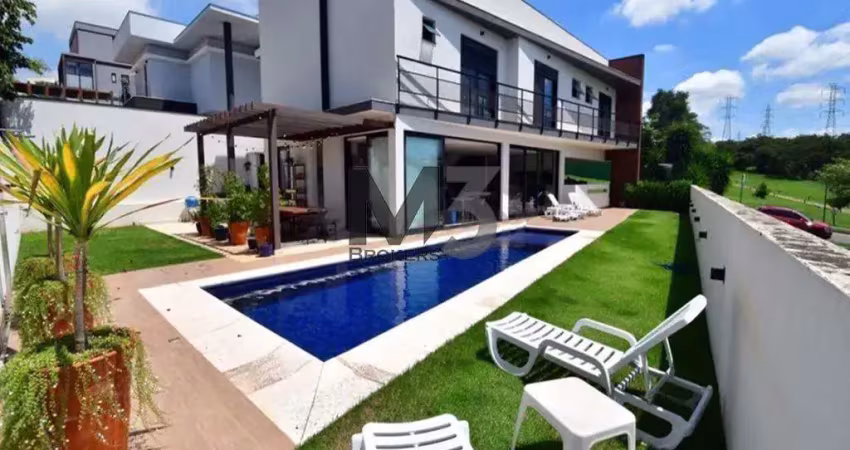 Casa à venda em campinas, loteamento parque dos alecrins, com 3 suítes, com 270 m²