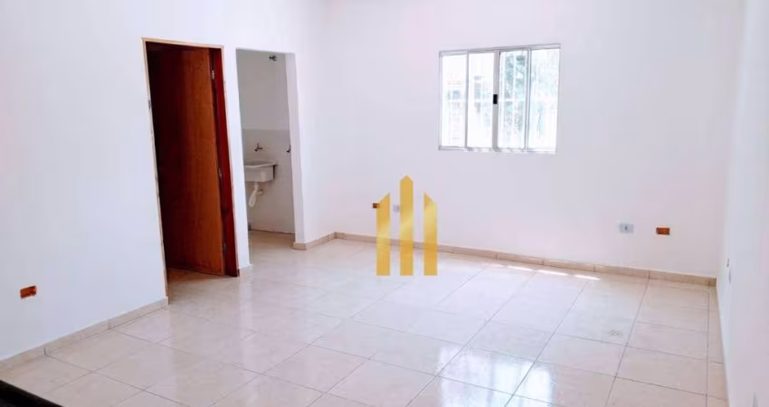Apartamento com 1 dormitório para alugar, 50 m² por R$ 1.200/mês - Vila Ayrosa - São Paulo/SP