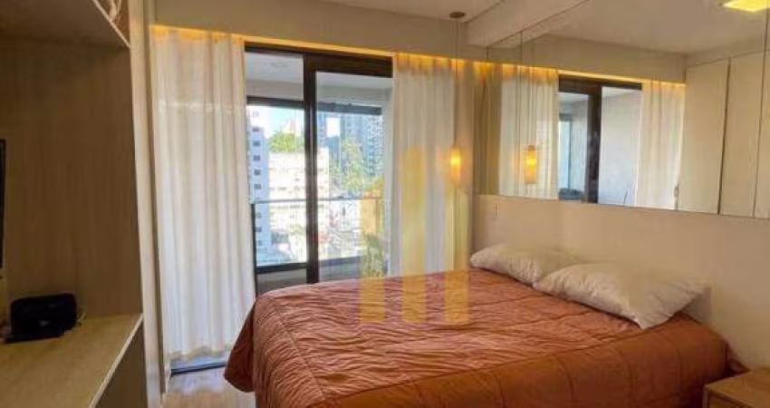 Studio todo mobiliado para alugar, 26 m² por r$ 3.150/mês - cerqueira césar - são paulo/sp