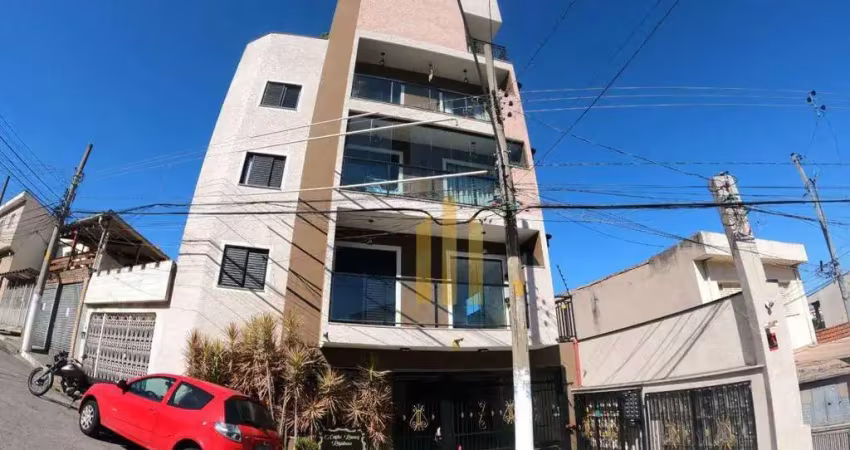 Apartamento cobertura com 1 dormitório à venda, 60 m² por r$ 350.000 - vila nivi - são paulo/sp