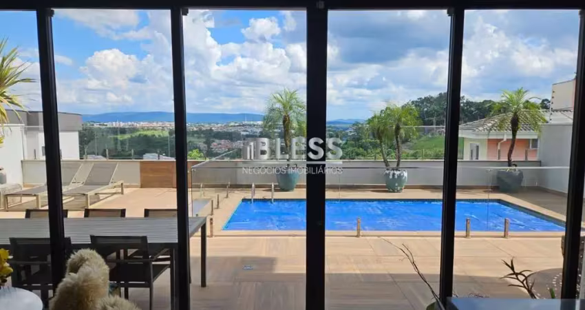 Casa de alto padrão à venda no condomínio ibi aram i (itupeva)! - 4 suítes - piscina - cc00248
