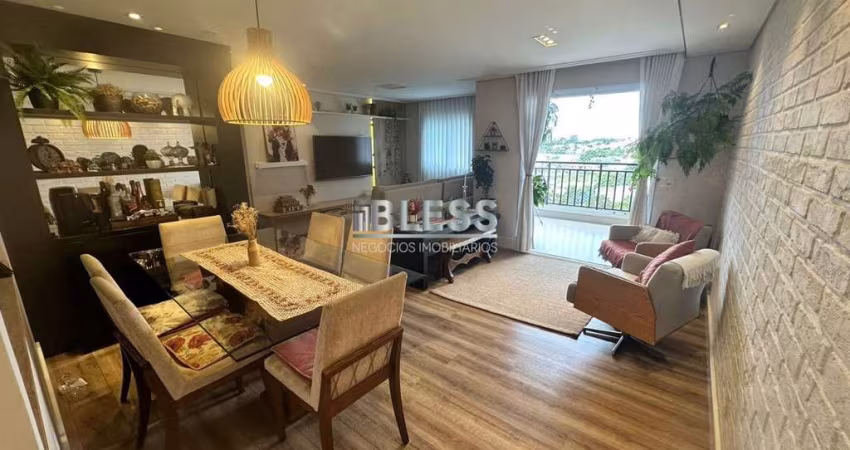 APARTAMENTO À VENDA COM VISTA LIVRE NO CONDOMÍNIO RESIDENCIAL SONETO (ENGORDADOURO - JUNDIAÍ) - AP05011