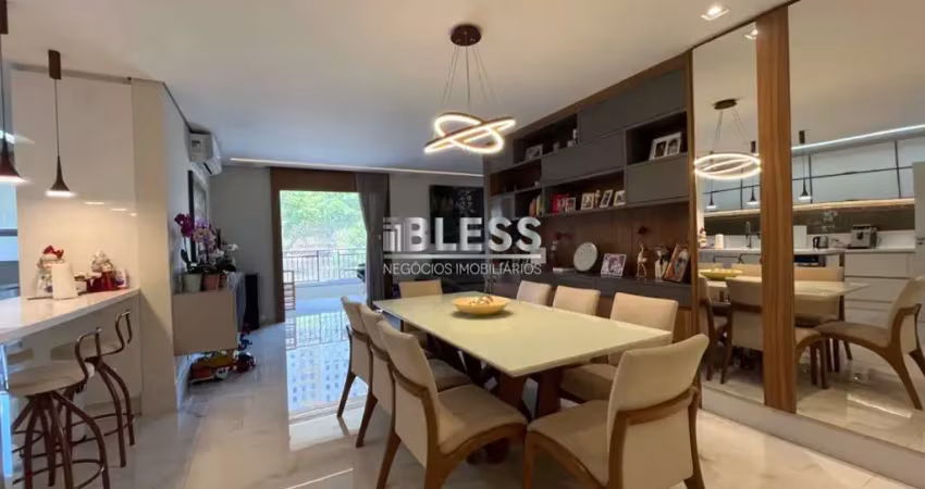 Apartamento à venda de 160 m2 no condomínio de alto padrão le parc - jundiaí - ap05073
