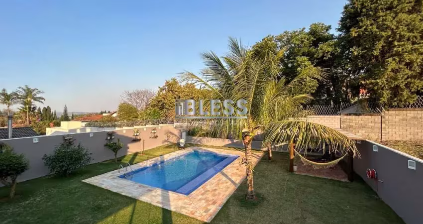 Casa mobiliada de alto padrão para venda ou locação no condomínio terras de são carlos - caxambú - jundiaí- cc00469