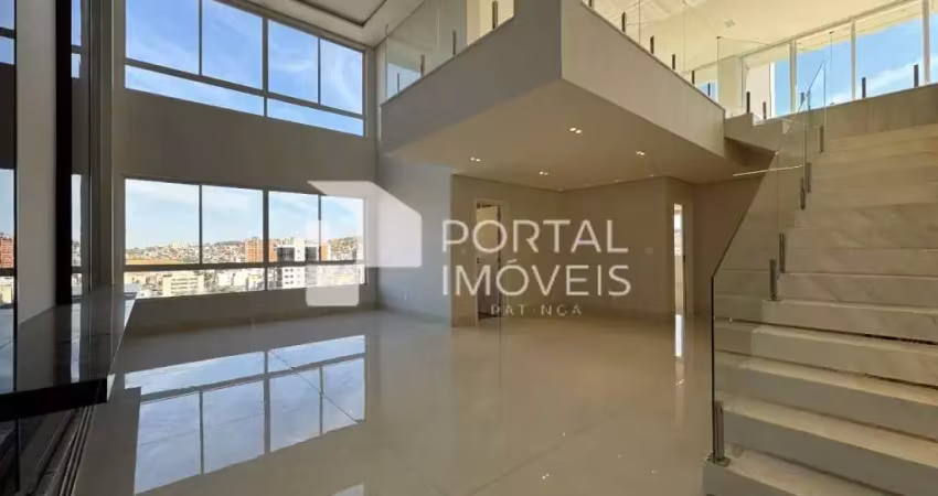 Cobertura duplex alto padrão para venda, 4 quartos, 3 suítes, 4 vagas, cidade nobre - ipatinga/mg - co566