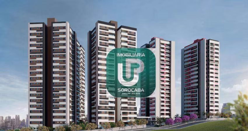 Apartamento com 1 dormitório à venda, 44 m² por R$ 316.800 - Condomínio Residencial Vale Verde - Sorocaba/SP