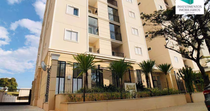 Apartamento com 2 dormitórios para alugar, 60 m² por R$ 3.195,00/mês - Edificio Ateliê Campolim - Sorocaba/SP