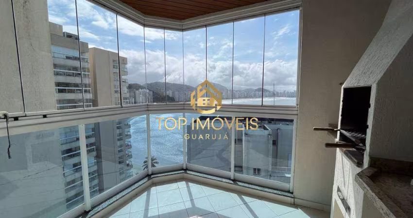 Apartamento com Vista para o Mar e Varanda Gourmet no Guarujá